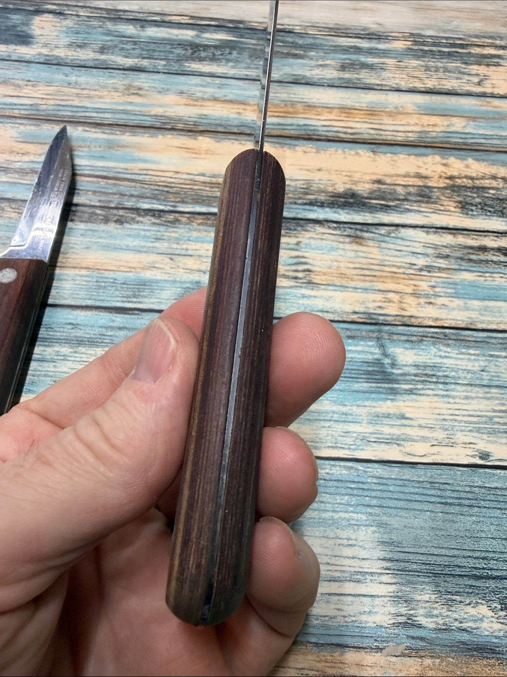 Tramontina Brazil Polywood Paring Steak Knives Lot of 2 High Carbon Stainless St - Picture 5 of 7